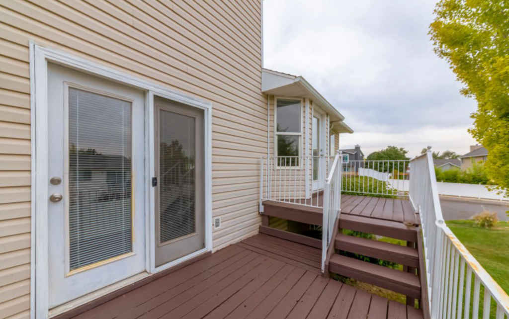 Deck install in back